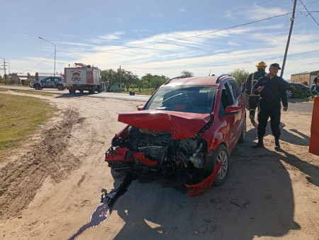 Un conductor alcoholizado provocó un choque en el acceso al Paraje La Bolsa